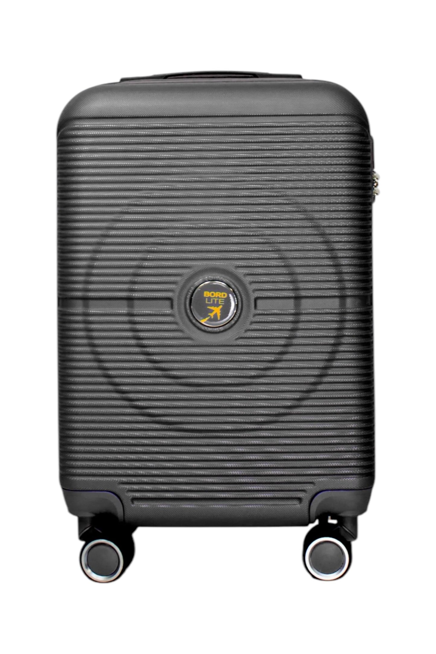 Bordlite Lightweight 8-Wheel Spinner Suitcase – Durable Hardshell Luggage with Adjustable Trolley Handle, Combination Lock, and 360° Double-Wheel Stability