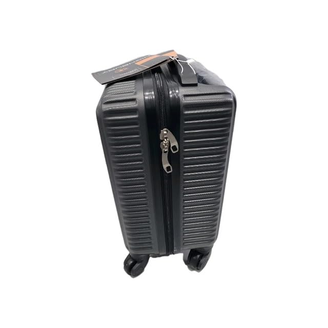Ryanair Wizzair Underseat Approved Hardshell Trolley Suitcase Grey 40x20x25cm