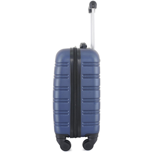 Highbury Easyjet Underseat 2nd Cabin Case 45x36x20 Easy Jet/Jet 2/Virgin Thomas Cook Approved 4 Wheel Spinner (Navy)