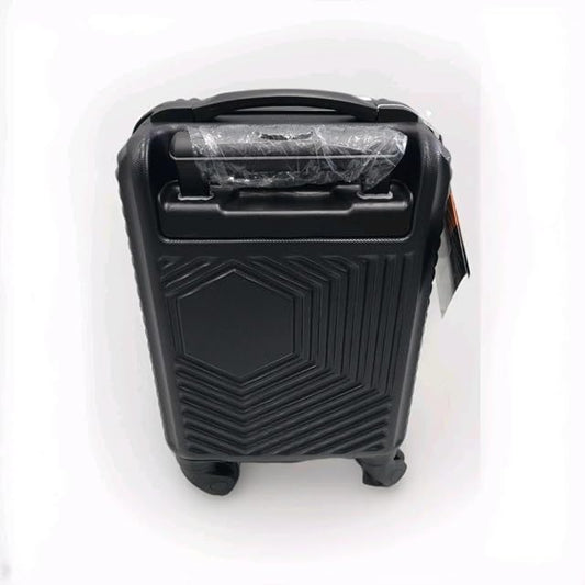 Ryanair Wizzair Underseat Approved Hardshell Trolley Suitcase Black 40x20x25cm