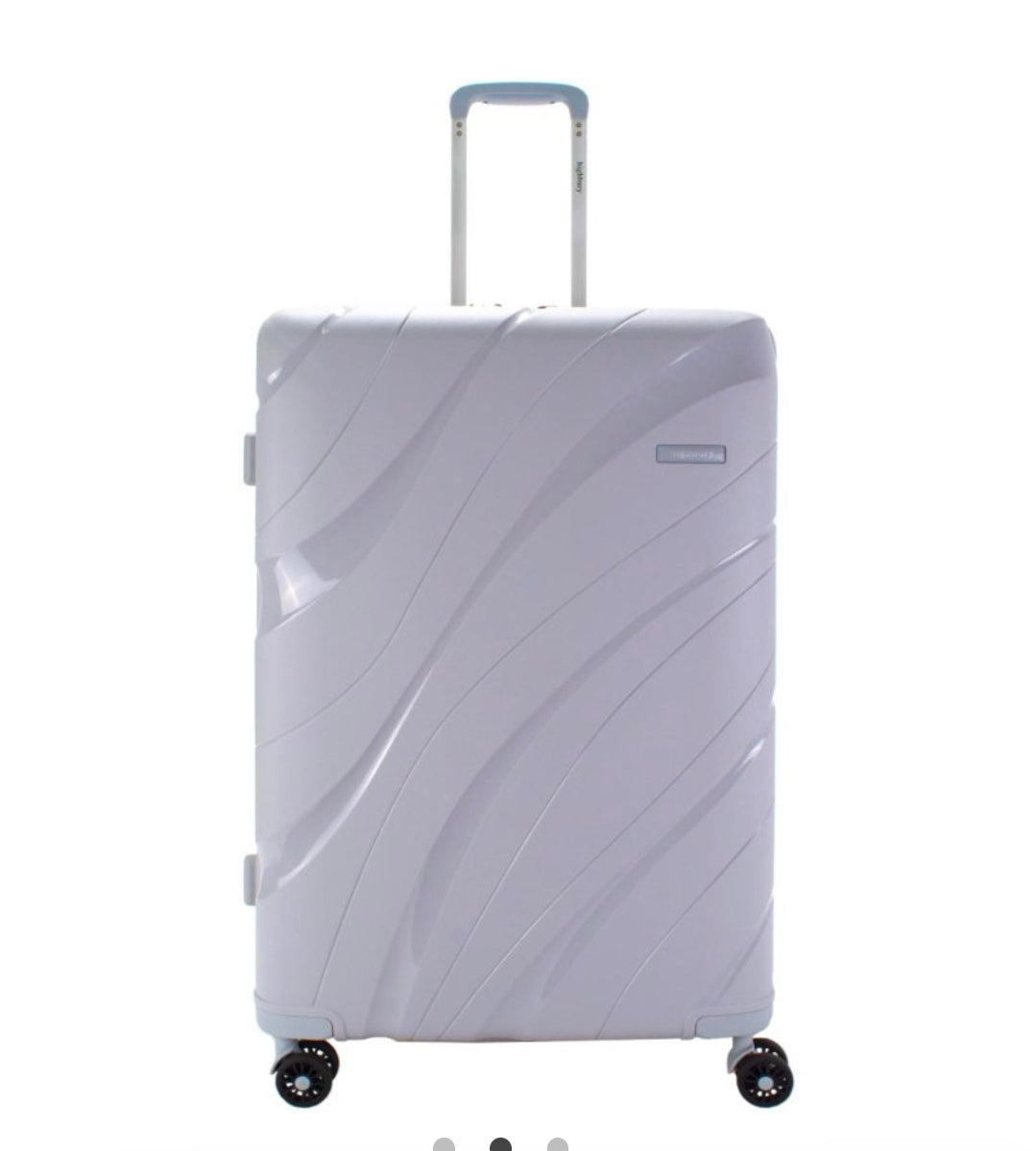 Highbury Zenith hardshell trolley suitcase set in teal and silver colour