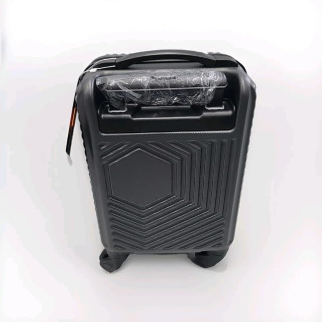 Ryanair Wizzair Underseat Approved Hardshell Trolley Suitcase Grey 40x20x25cm