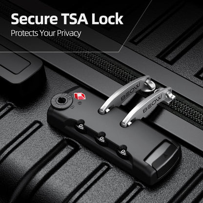BEOW Luggage Sets, Expandable Luggage Sets with Spinner Wheels, TSA Lock Suitcases with Carry on Luggage