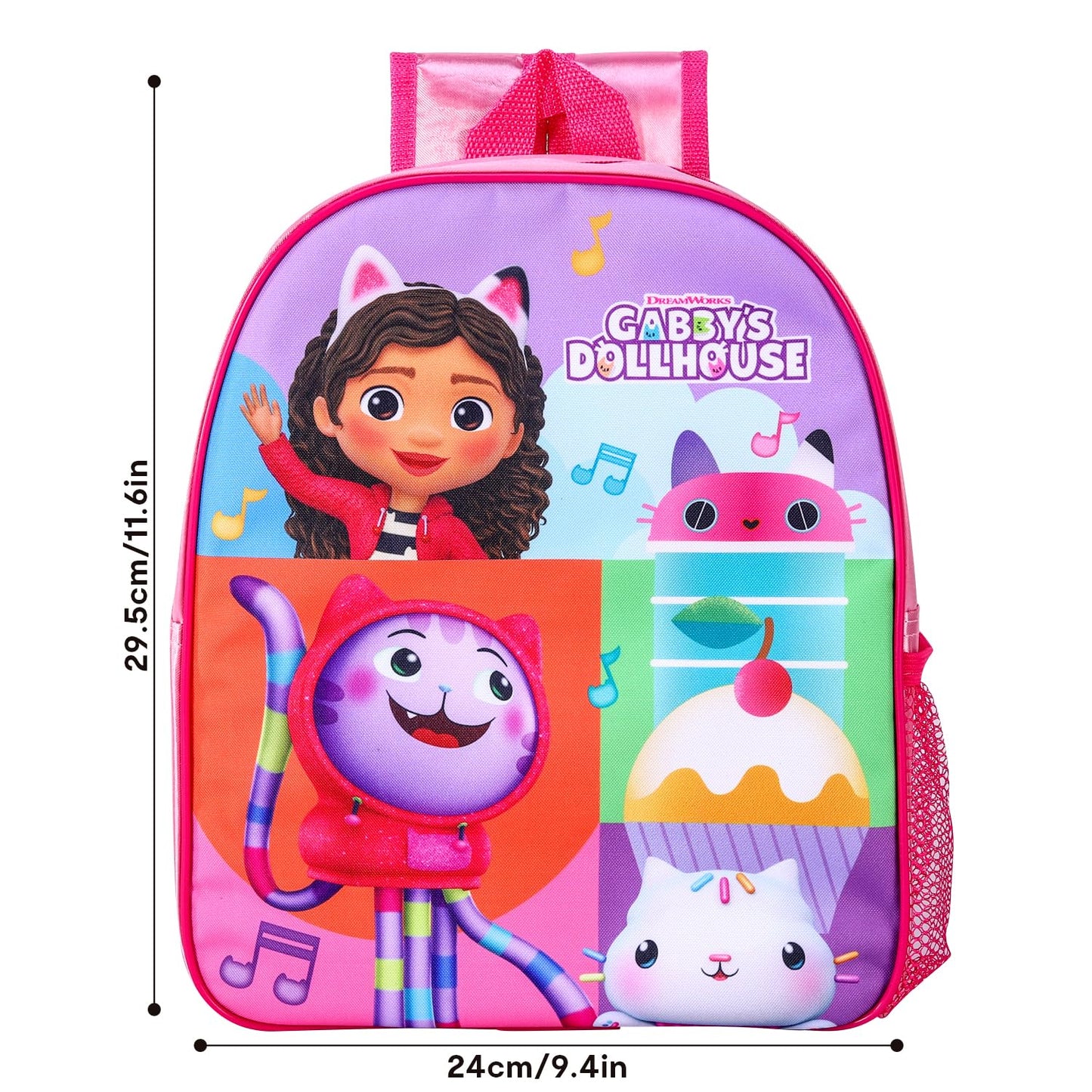 Gabby's Dollhouse Backpack Rucksack Girls School Backpack Travel Bag 30cm