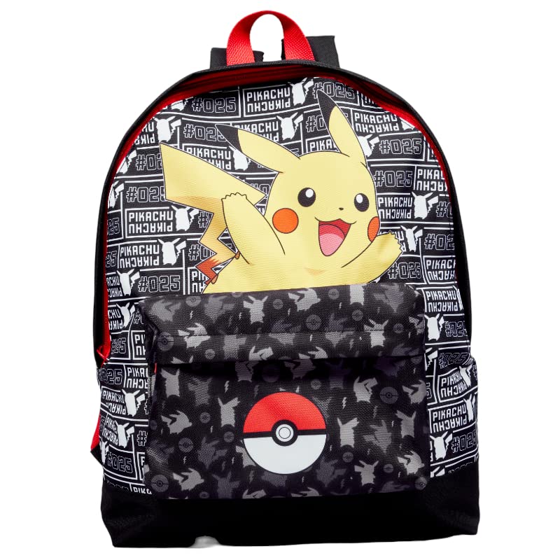TDL Official Licensed Pokemon PikaChu Kids Children's Roxy School Bag Backpack 3738