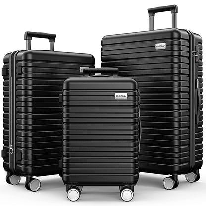 BEOW Luggage Sets, Expandable Luggage Sets with Spinner Wheels, TSA Lock Suitcases with Carry on Luggage