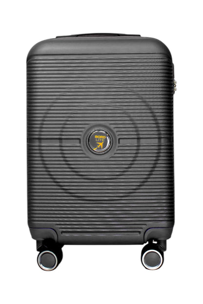 Bordlite Lightweight 8-Wheel Spinner Suitcase – Durable Hardshell Luggage with Adjustable Trolley Handle, Combination Lock, and 360° Double-Wheel Stability