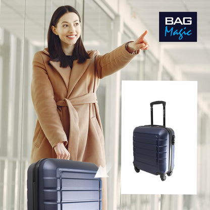 Bordlite Lightweight ABS Underseat Hard Cabin Suitcase - 45x36x20cm | Cabin Approved EasyJet, British Airways, Emirates, Virgin Atlantic & More