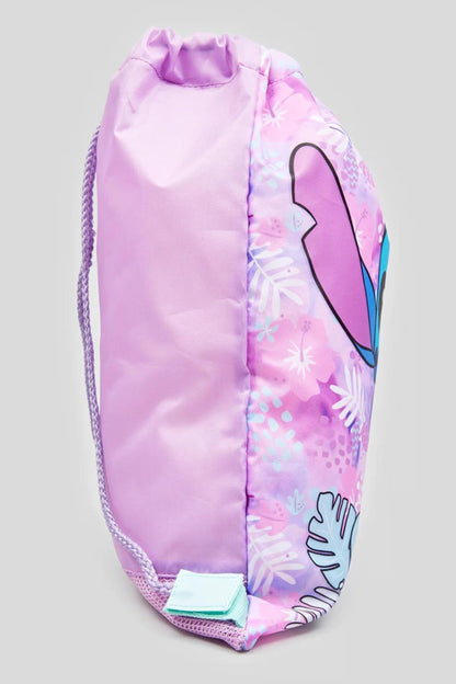 Disney Lilo & Stitch Drawstring Bag School PE Trainer Swim Bag