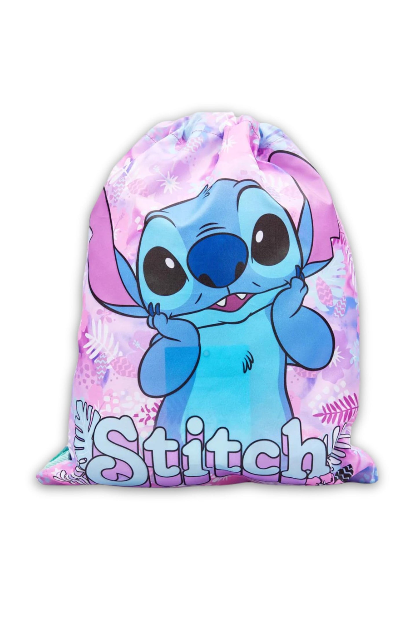 Disney Lilo & Stitch Drawstring Bag School PE Trainer Swim Bag