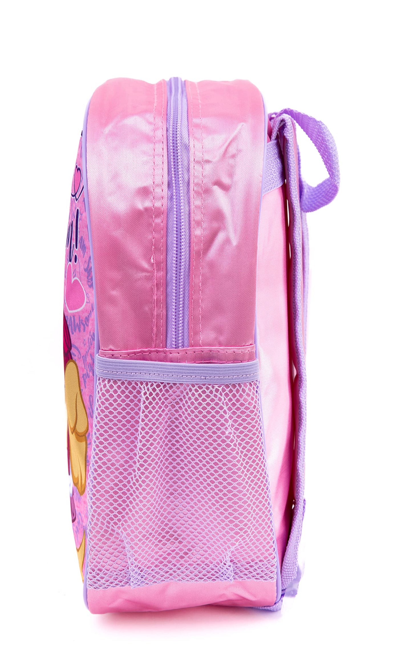 RB Global Paw Patrol Skye Everest Girls Kids Backpack School Nursery Toddler Rucksack Travel Bag with side mesh pocket, Pink