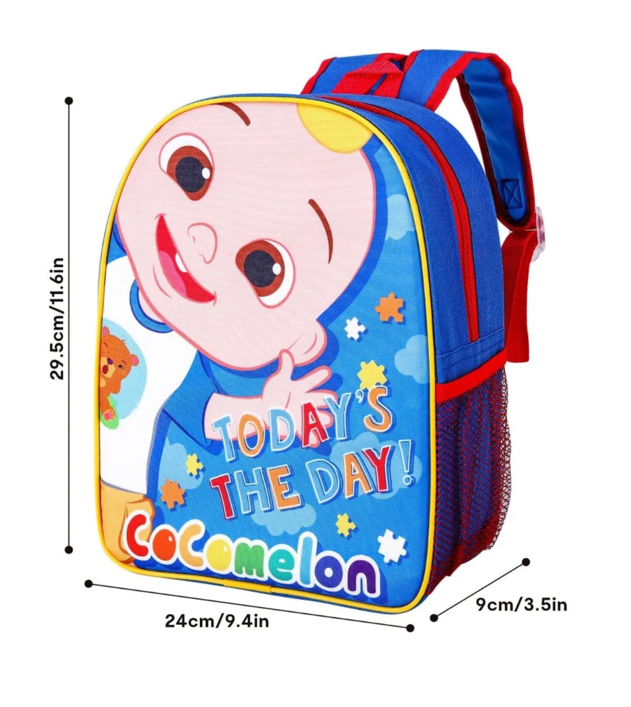 Dilruba CocoMelon Standard Backpack Kids Boys Backpack Childrens School Rucksack Travel Bag
