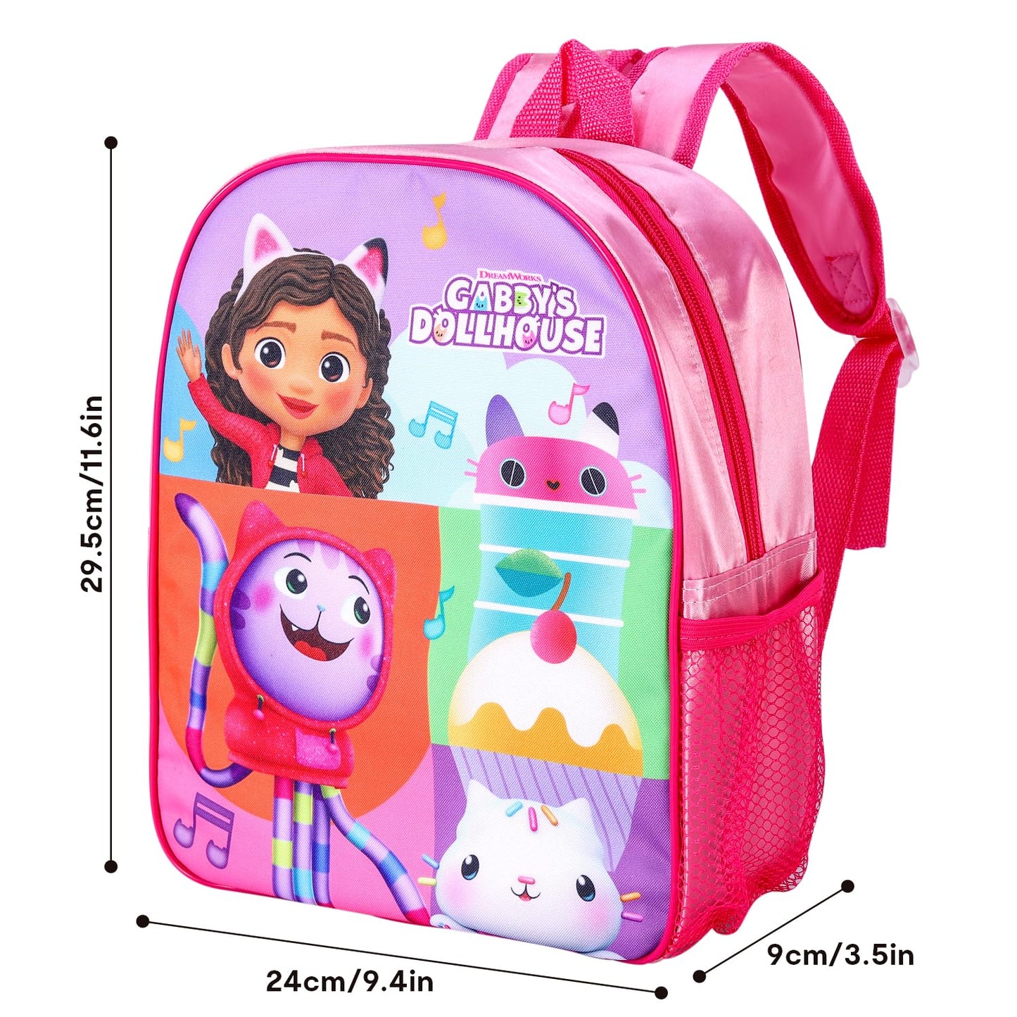 Gabby's Dollhouse Backpack Rucksack Girls School Backpack Travel Bag 30cm