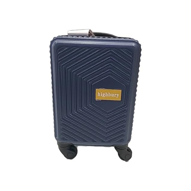 Ryanair Wizzair Underseat Approved Hardshell Trolley Suitcase Navy 40x20x25cm