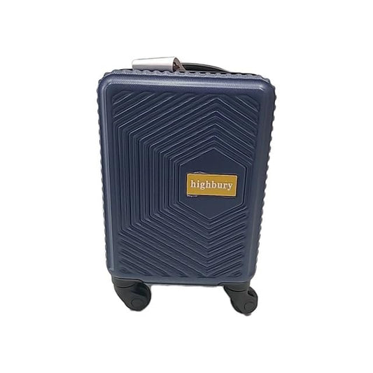Ryanair Wizzair Underseat Approved Hardshell Trolley Suitcase Navy 40x20x25cm