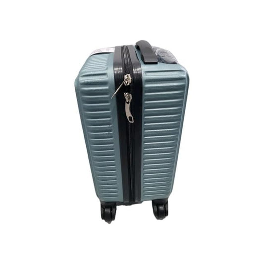 Ryanair Wizzair Underseat Approved Hardshell Trolley Suitcase Sage Green 40x20x25cm