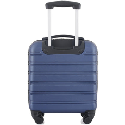 Highbury Easyjet Underseat 2nd Cabin Case 45x36x20 Easy Jet/Jet 2/Virgin Thomas Cook Approved 4 Wheel Spinner (Navy)