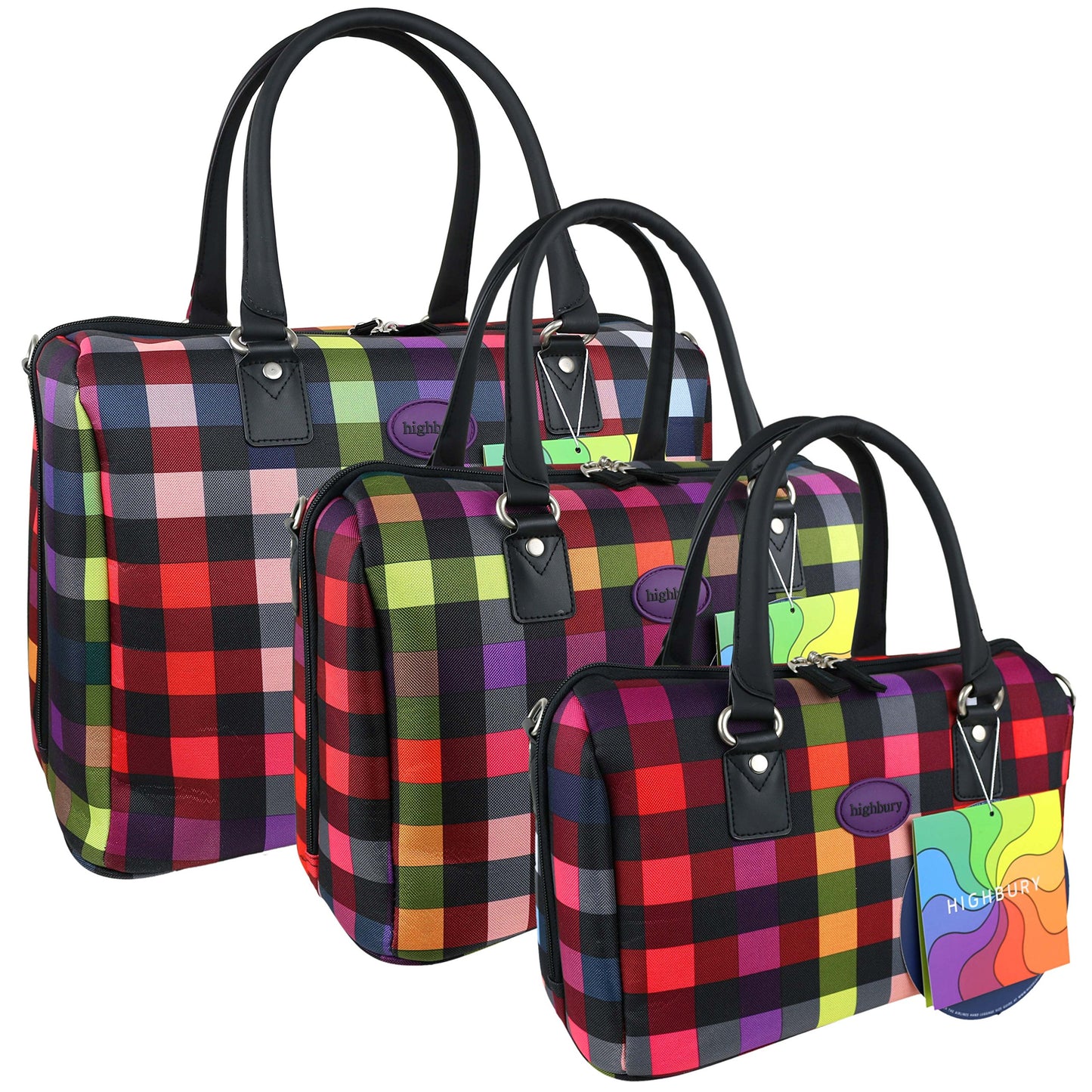 Ladies Mens *Cabin Approved* Weekend Holdall Bag by Highbury MultiBox Travel 42×31×25cm