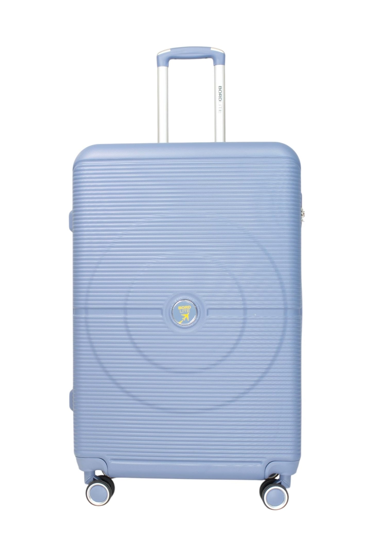 Bordlite Lightweight 8-Wheel Spinner Suitcase – Durable Hardshell Luggage with Adjustable Trolley Handle, Combination Lock, and 360° Double-Wheel Stability