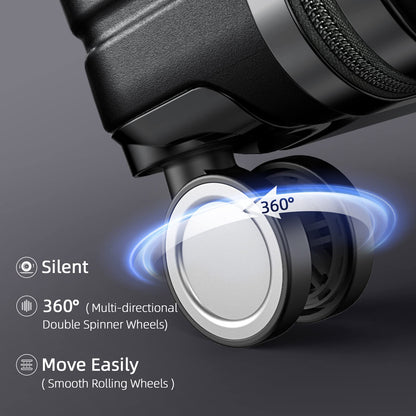 BEOW Luggage Sets, Expandable Luggage Sets with Spinner Wheels, TSA Lock Suitcases with Carry on Luggage