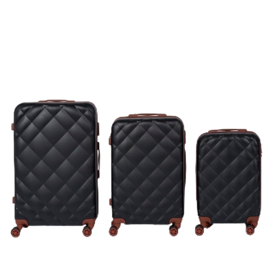 Bordlite Hardshell 3 Piece Trolley Suitcase Set