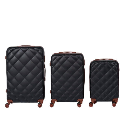 Bordlite Hardshell 3 Piece Trolley Suitcase Set