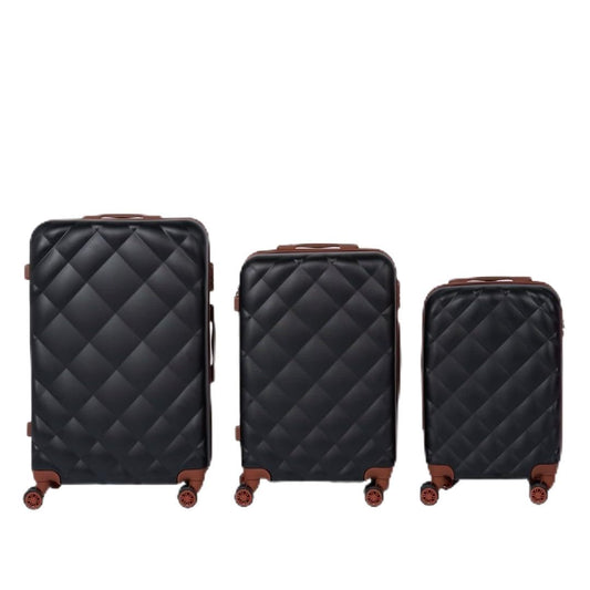 Bordlite Hardshell 3 Piece Trolley Suitcase Set