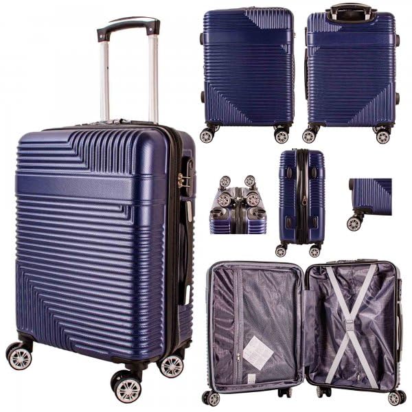 T-HC-C-13 New 4 Double Wheel 360-degree Hard case 20 Inches Suitcase Cabin Trolley Luggage Bag