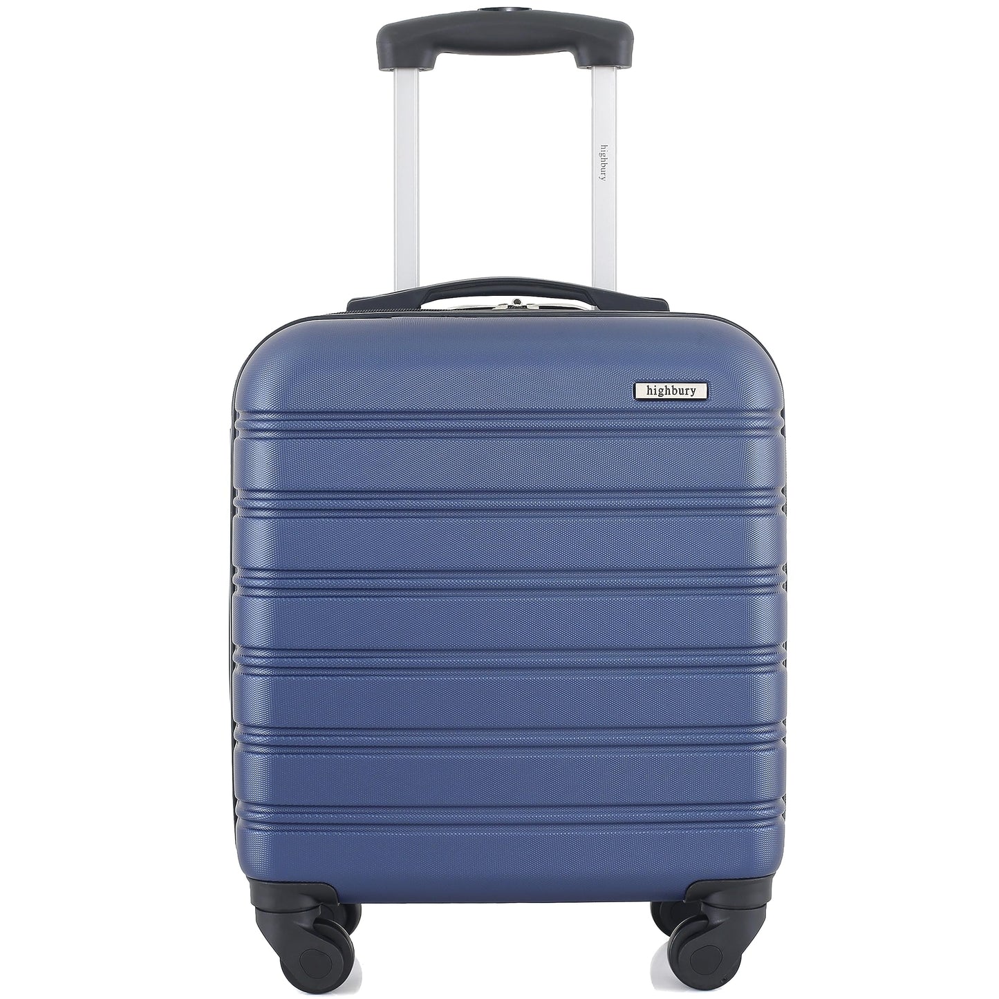 Highbury Easyjet Underseat 2nd Cabin Case 45x36x20 Easy Jet/Jet 2/Virgin Thomas Cook Approved 4 Wheel Spinner (Navy)