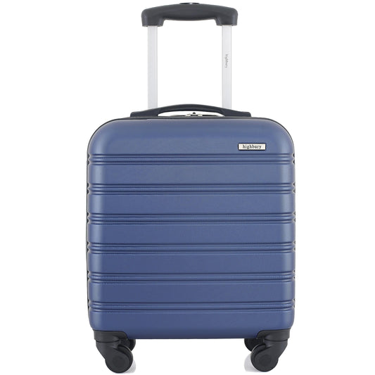 Highbury Easyjet Underseat 2nd Cabin Case 45x36x20 Easy Jet/Jet 2/Virgin Thomas Cook Approved 4 Wheel Spinner (Navy)