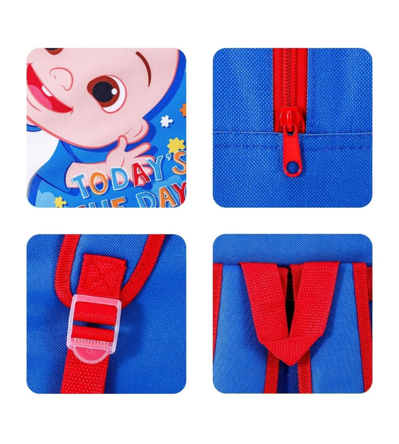 Dilruba CocoMelon Standard Backpack Kids Boys Backpack Childrens School Rucksack Travel Bag