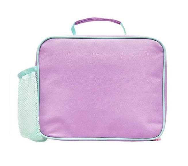 Disney Stitch Thermal Insulated Lunch Bag, Zipper & Side Pocket for Back to School