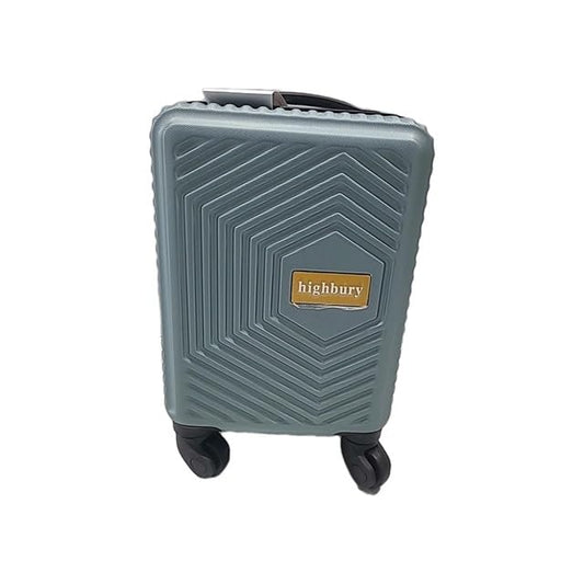 Ryanair Wizzair Underseat Approved Hardshell Trolley Suitcase Sage Green 40x20x25cm