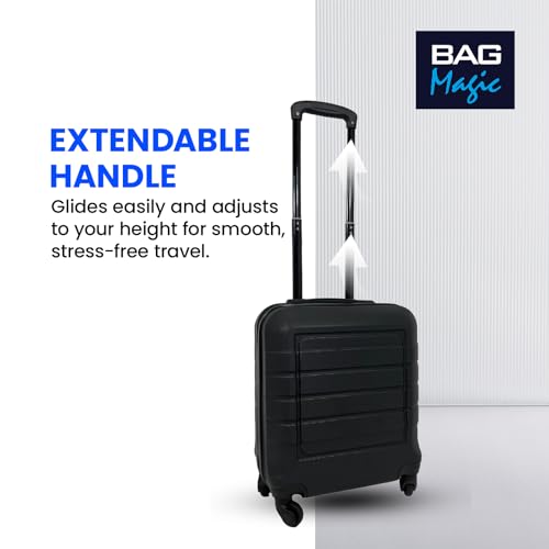 Bordlite Lightweight ABS Underseat Hard Cabin Suitcase - 45x36x20cm | Cabin Approved EasyJet, British Airways, Emirates, Virgin Atlantic & More