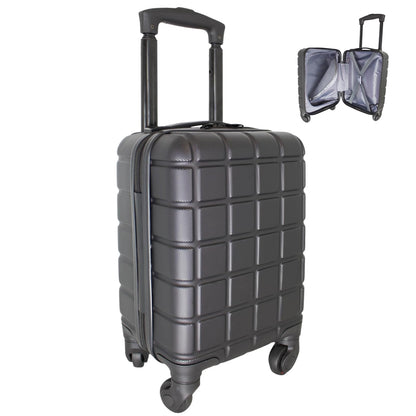 Lightweight ABS Underseat Hard Cabin Suitcase 40x25x20cm including wheels