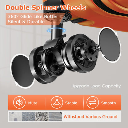 BEOW Luggage Sets 3 Piece Hardside Expandable Suitcase Set with Spinner Wheels Durable Lightweight Luggage with TSA Lock