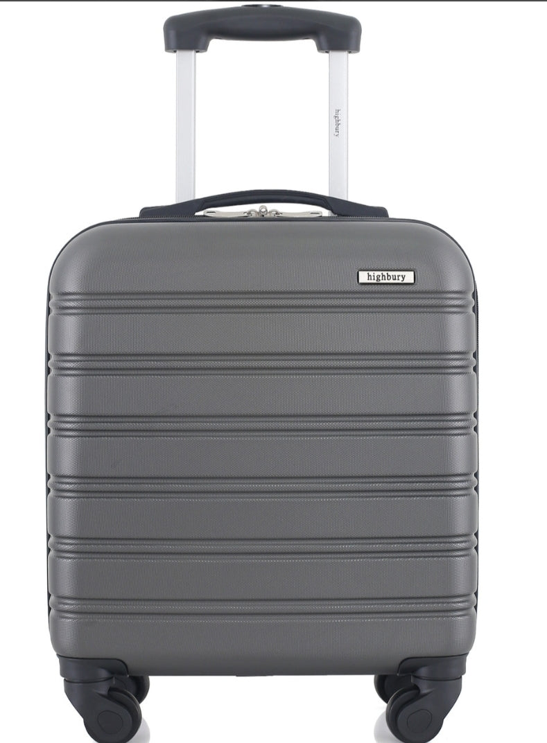 Highbury Easyjet Jet2 underseat approved hardshell trolley suitcase 45x36x20cm including wheels in Navy, Grey, Gold and Sage Green colour