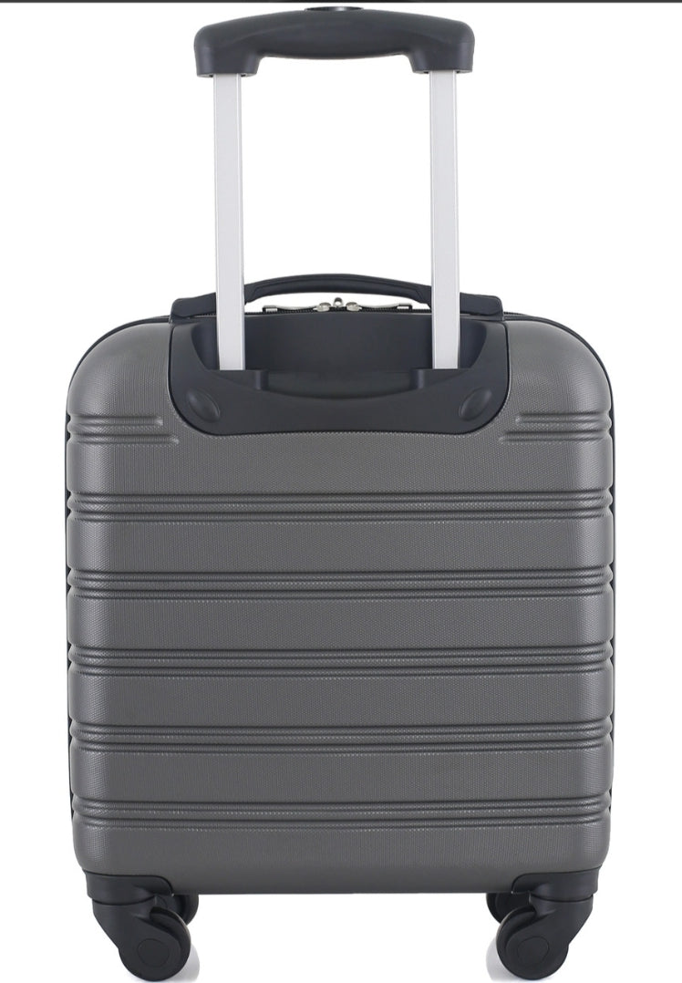 Highbury Easyjet Jet2 underseat approved hardshell trolley suitcase 45x36x20cm including wheels in Navy, Grey, Gold and Sage Green colour