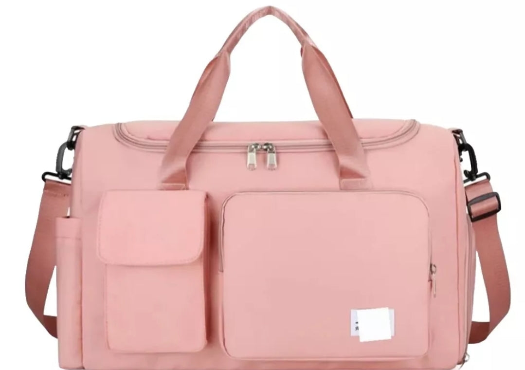 Unisex Overnight travel duffle bag  yoga gym bag Cabin Carry Flight  Hand Luggage Bag EasyJet Jet2 Underseat Approved 45x25x20cm