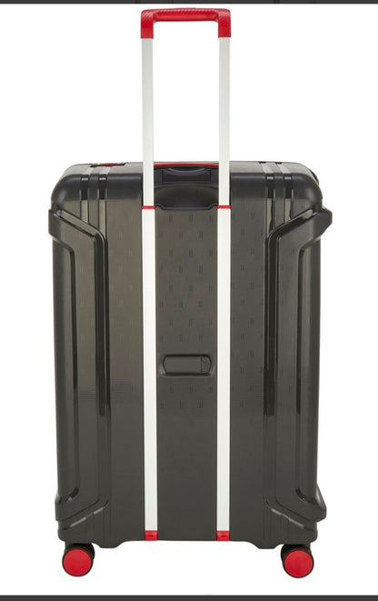 Highbury Guard hard luggage trolley set in Dark Grey, silver or teal colour