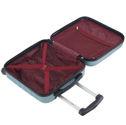 Highbury Easyjet Jet2 underseat approved hardshell trolley suitcase 45x36x20cm including wheels in Navy, Grey, Gold and Sage Green colour