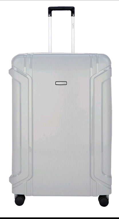 Highbury Guard hard luggage trolley set in Dark Grey, silver or teal colour