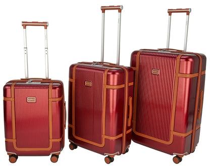 Highbury Elegance TSA Strong Hard 8-Wheel Spinner Luggage Cases 10-Year Warranty