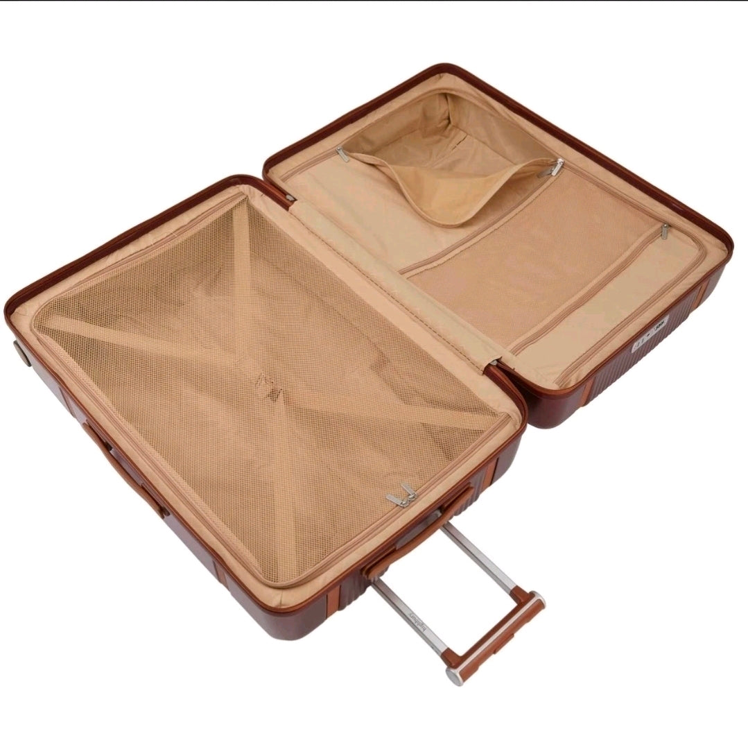 Highbury Elegance TSA Strong Hard 8-Wheel Spinner Luggage Cases 10-Year Warranty