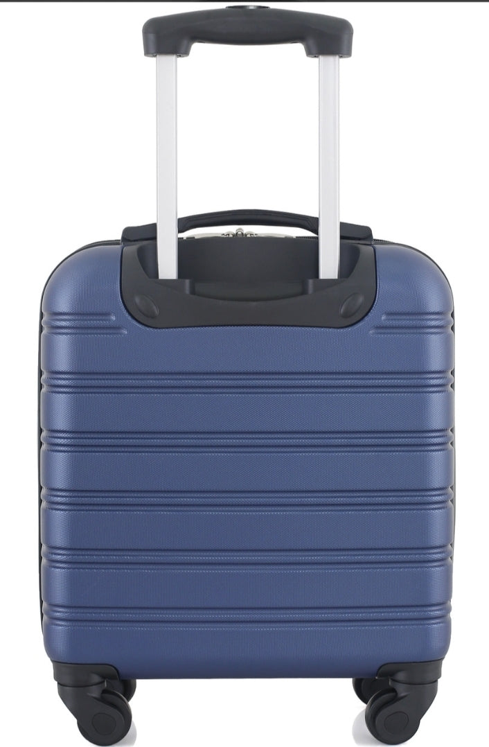 Highbury Easyjet Jet2 underseat approved hardshell trolley suitcase 45x36x20cm including wheels in Navy, Grey, Gold and Sage Green colour