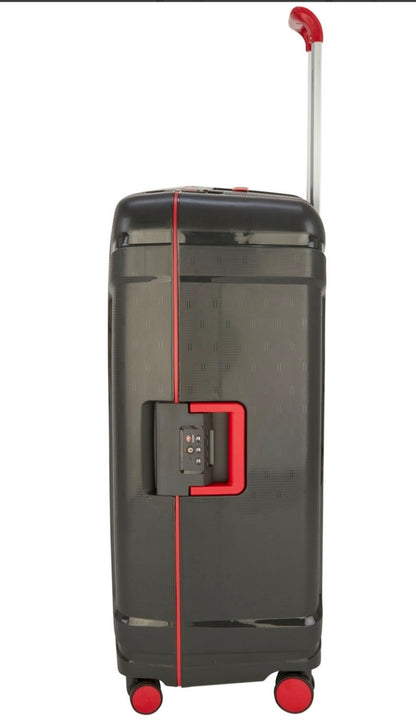 Highbury Guard hard luggage trolley set in Dark Grey, silver or teal colour