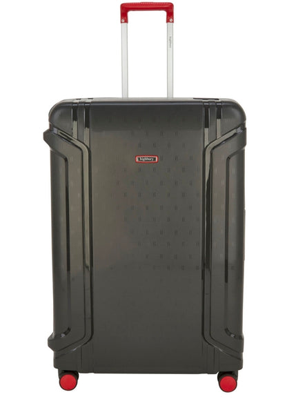 Highbury Guard hard luggage trolley set in Dark Grey, silver or teal colour