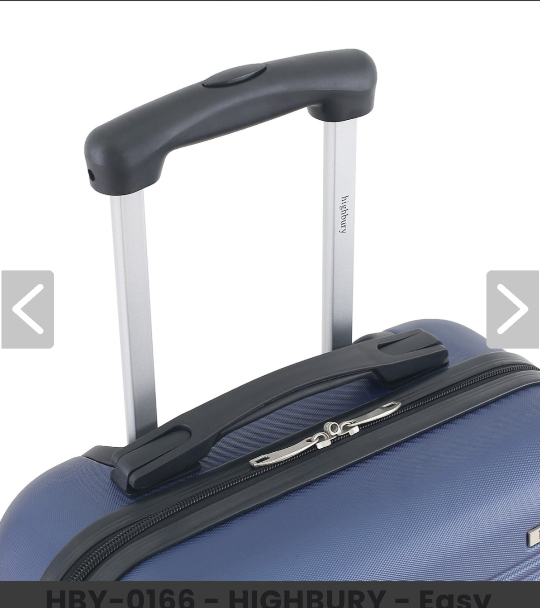 Highbury Easyjet Jet2 underseat approved hardshell trolley suitcase 45x36x20cm including wheels in Navy, Grey, Gold and Sage Green colour